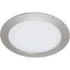 Briloner LED-Einbauleuchte Nickel Matt H: 2,9 Cm Ø: 17 Cm -Lampe Geschäft 220082 1675 7286012