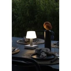 Konstsmide LED-Designer-Tischleuchte Monaco Weiß 19 Cm X 12,5 Cm 12,5 Cm -Lampe Geschäft 274810 1533 AB 03