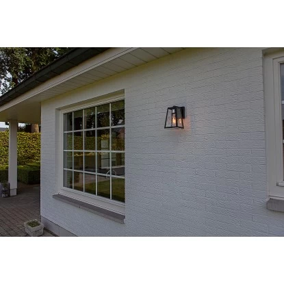 Lutec Außenwandleuchte Fia 1-flammig Mattschwarz 21,6 Cm X 14 Cm X 16 Cm 6 Lutec Außenwandleuchte Fia 1-flammig Mattschwarz 21,6 Cm X 14 Cm X 16 Cm – Bild 4