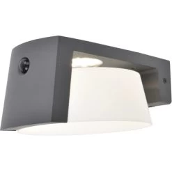 Lutec Solar-LED-Außenleuchte Moon 1-flammig Anthrazit 9,6 Cm X 16 Cm X 21,7 Cm