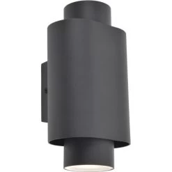 Lutec Außenwandleuchte Cypres 2-flammig Anthrazit 20,2 Cm X 10,9 Cm X 9,6 Cm