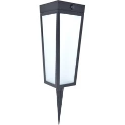 Lutec LED-Solar-Wegeleuchte Dias 1-flammig Mattschwarz 48,4 X 12,2 X 12,2 Cm