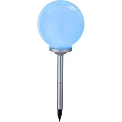 Globo LED-Solaraußenleuchte Mit Kugel Und Erdspieß Silber -Lampe Geschäft 316816 3749 4