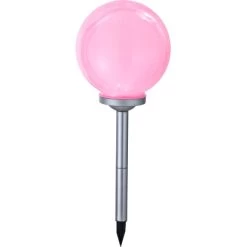 Globo LED-Solaraußenleuchte Mit Kugel Und Erdspieß Silber -Lampe Geschäft 316816 3749 8