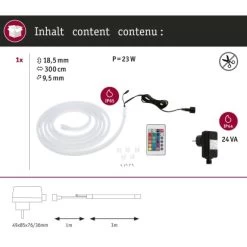 Paulmann SimpLED LED Strip Outdoor RGB Komplet-Set 3 M Weiß -Lampe Geschäft 4000870788899 2425 AR 01