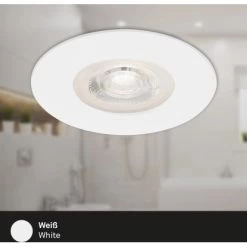 Brilo LED-Einbauleuchte Kulana 3er-Set Dimmbar Weiß -Lampe Geschäft 4002707378112 1675 5