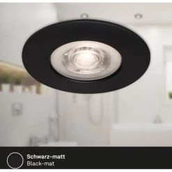 Brilo LED-Einbauleuchte Kulana 3er-Set Dimmbar Matt-Schwarz -Lampe Geschäft 4002707392576 1675 5