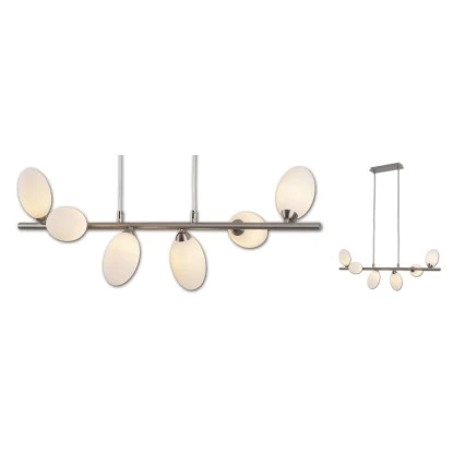 Näve LED-Pendelleuchte Eleganza 6-flammig 80 Cm 4 Näve LED-Pendelleuchte Eleganza 6-flammig 80 Cm – Bild 2