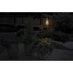 Näve LED Deko Solar Erdspieß Alt-Messing 76,5 Cm -Lampe Geschäft 4003222879900 3065 AB 3