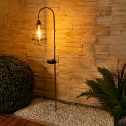 Näve LED Deko Solar Erdspieß Alt-Messing 76,5 Cm -Lampe Geschäft 4003222879900 3065 AB 4