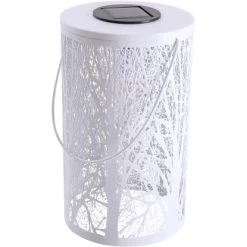 Näve LED-Deko-Solarleuchte Weiß 20 Cm