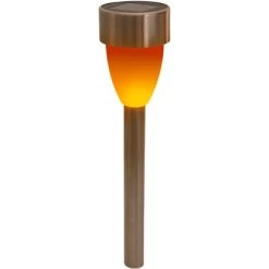 Näve LED-Solar-Außenleuchte Mit Erdspieß Warmweiß M. Flackereffekt 6er-Set -Lampe Geschäft 4003222884584 3065 CU 5