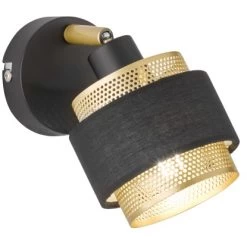 Wofi Spot 1er Schwarz/ Gold