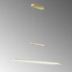 Fischer & Honsel LED-Pendelleuchte Roof Messing 115 X 14,5 Cm 9 Fischer & Honsel LED-Pendelleuchte Roof Messing 115 X 14,5 Cm -Lampe Geschäft 4003694605632 1546 A 10