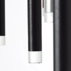 Brilliant Pendelleuchte Cembalo 16-flammig Aluminium Und Schwarz Und Braun -Lampe Geschäft 4004353329647 4731 CU 05