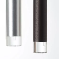 Brilliant Pendelleuchte Cembalo 16-flammig Aluminium Und Schwarz Und Braun -Lampe Geschäft 4004353329647 4731 CU 07