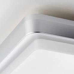 Brilliant LED-Außenwandleuchte Devora Silber 28 Cm X 28 Cm Eckig -Lampe Geschäft 4004353356438 4731 CU 04