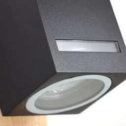 Brilliant Außenwandleuchte Galeni Mit Bewegungsmelder Schwarz Und Natur -Lampe Geschäft 4004353363498 4731 CU 03