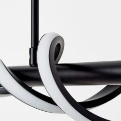 Brilliant LED-Pendelleuchte Amalie 95 Cm Schwarz -Lampe Geschäft 4004353411748 4731 CU 04