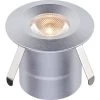 LED Bodeneinbauleuchte Budoni Rund Silber 5 Stück -Lampe Geschäft 4007873121517 10