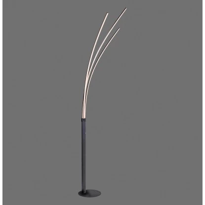 Leuchten Direkt Stehleuchte Maja Schwarz 80 X 215 Cm