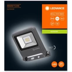 Ledvance LED-Außenleuchte Endura Flood 10 W 4000 K Dunkelgrau