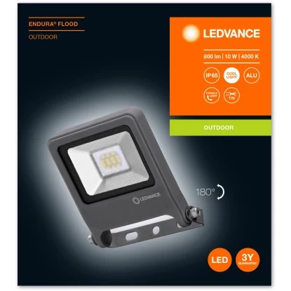Ledvance LED-Außenleuchte Endura Flood 10 W 4000 K Dunkelgrau 3 Ledvance LED-Außenleuchte Endura Flood 10 W 4000 K Dunkelgrau