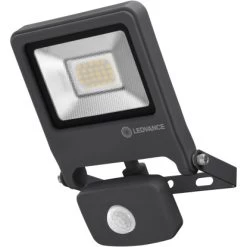 Ledvance LED-Außenleuchte Endura Flood Mit Sensor 20 W 4000 K Dunkelgrau