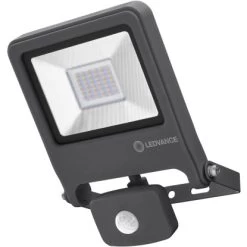 Ledvance LED-Außenleuchte Endura Flood Mit Sensor 30 W 4000 K Dunkelgrau