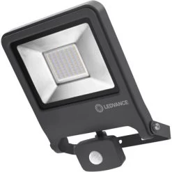 Ledvance LED-Außenleuchte Endura Flood Mit Sensor 50 W 4000 K Dunkelgrau