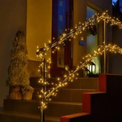 Amare LED-Lichterkette Galaxie 400 LEDs Mit Fernbedienung 6,7 M Warmweiß -Lampe Geschäft 4251083906468 4655 06