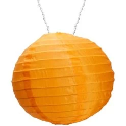 Amare LED-Lichterkette Mit 15 XXL-Lampions Ø 15 Cm Solarbetrieb Bunt 7 M -Lampe Geschäft 4251083906949 4655 03