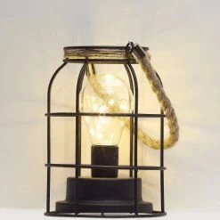 Amare LED-Dekolampen 2er-Set Im Industrie-Look Rund -Lampe Geschäft 4251083908745 4655 04