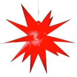 Amare LED-3D-Weihnachtsstern XXL Ø 100 Cm Rot