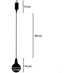 Amare LED-Glaskugel Glow 3er Set Mit Batterie Smokey -Lampe Geschäft 4251083910069 4655 07