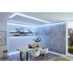 Paulmann MaxLED 250 Basis-Set 3 M TunW IP20 2700-6500K 12W 230/24V 24VA Silber -Lampe Geschäft 536175 2425 08