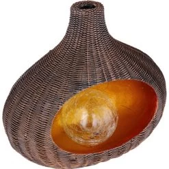 Globo LED-Solaraußenleuchte Skulptur Braun -Lampe Geschäft 573256 3749 4