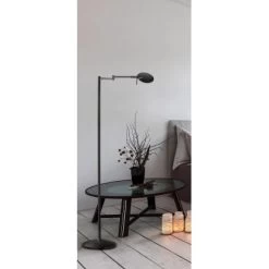 Trio LED Stehleuchte Kazan Schwarz Matt 1215 Mm X 240 Mm X 615 Mm -Lampe Geschäft 593417 2451 8