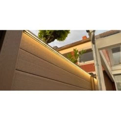 LyghtUp Adapterprofil Für 40 Mm WPC, Holz- & Alu-Zäune 173,3 Cm Anthrazit -Lampe Geschäft 60765140380 11027400 AB 05 4