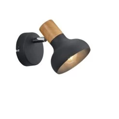 Reality Spot Latika 1-flammig Schwarz Matt 12 Cm X 10 Cm