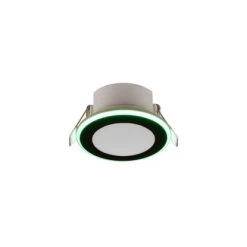 Trio LED-Einbauleuchten Argus 1-flammig Schwarz Matt Ø 8,2 Cm -Lampe Geschäft 612863 2451 14