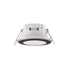 Trio LED-Einbauleuchten Argus 1-flammig Schwarz Matt Ø 8,2 Cm -Lampe Geschäft 612863 2451 8