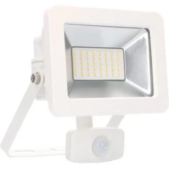 LED-Strahler 4000 K IP44 Sensor Sanan LED 30 W 3300 Lm Weiß