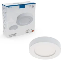 Einbaustrahler CCT Dimmbar Weiß Ø 15 Cm -Lampe Geschäft 693024 11020200 06