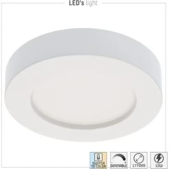 Einbaustrahler CCT Dimmbar Weiß Ø 15 Cm -Lampe Geschäft 693024 11020200 07