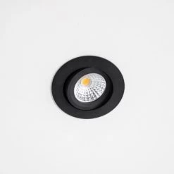 Spot 4,5 W 350 Lm CCT 2000-2700 K Ø 6,8 Cm Dimmbar Schwarz -Lampe Geschäft 693084 11020200 06