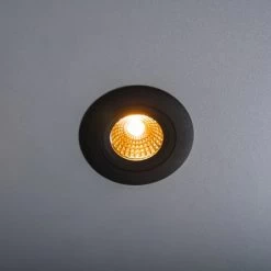Spot 4,5 W 350 Lm CCT 2000-2700 K Ø 6,8 Cm Dimmbar Schwarz -Lampe Geschäft 693084 11020200 09
