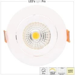 Spot 4,5 W 350 Lm CCT 2000-2700 K Ø 6,8 Cm Dimmbar Weiß -Lampe Geschäft 693099 11020200 08