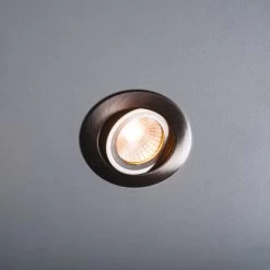 Spot 4,5 W 350 Lm CCT 2000-2700 K Ø 6,8 Cm Dimmbar Nickel -Lampe Geschäft 693110 11020200 11