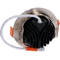 Spot 4,5 W 350 Lm CCT 2000-2700 K Ø 6,8 Cm Dimmbar Nickel -Lampe Geschäft 693110 11020200 14